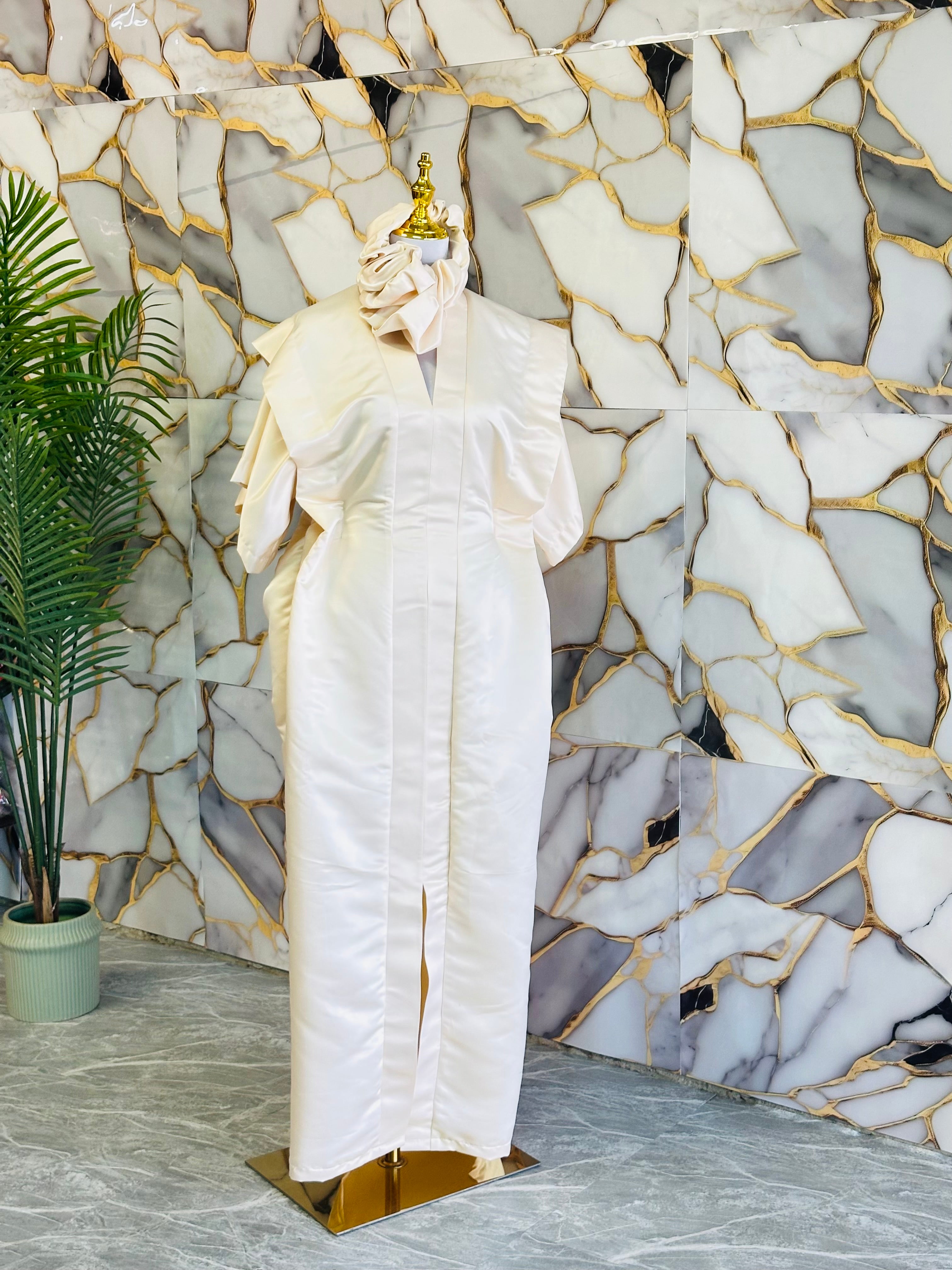 Cream White Bou Bou Dress – Boucle