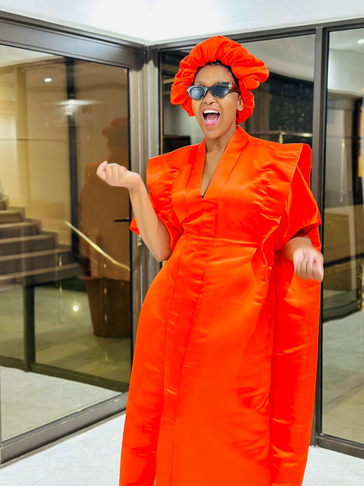 Orange Bou Bou Dress