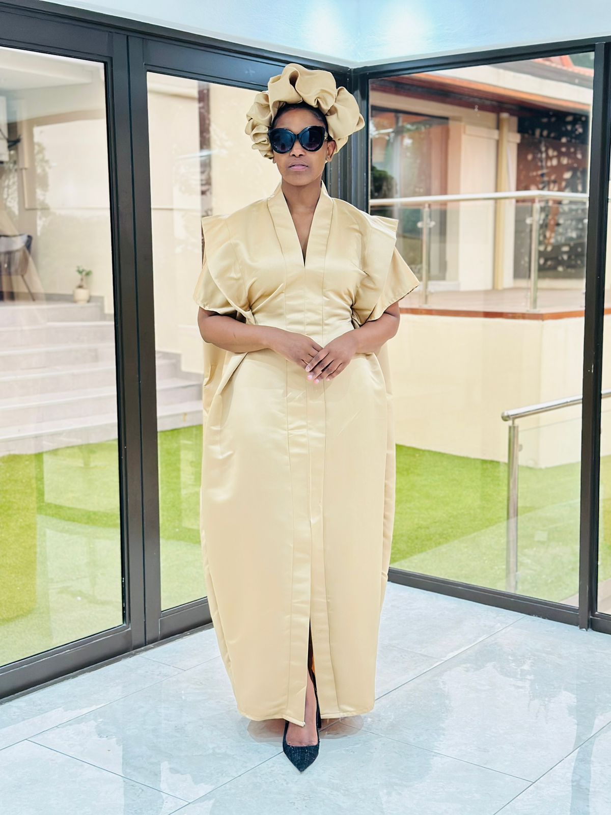 Beige Bou Bou Dress