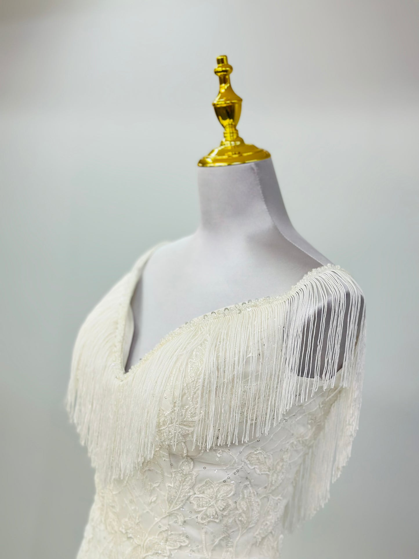 Fitted mermaid wedding gown