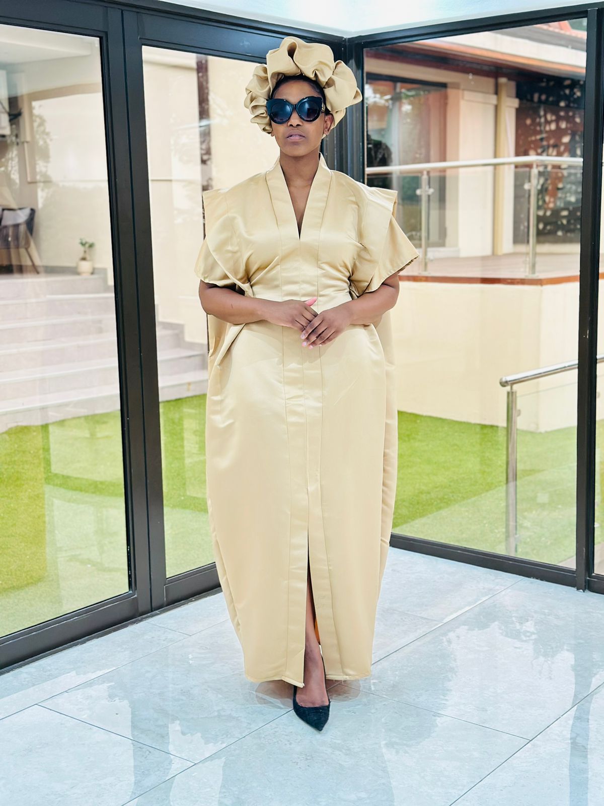 Beige Bou Bou Dress