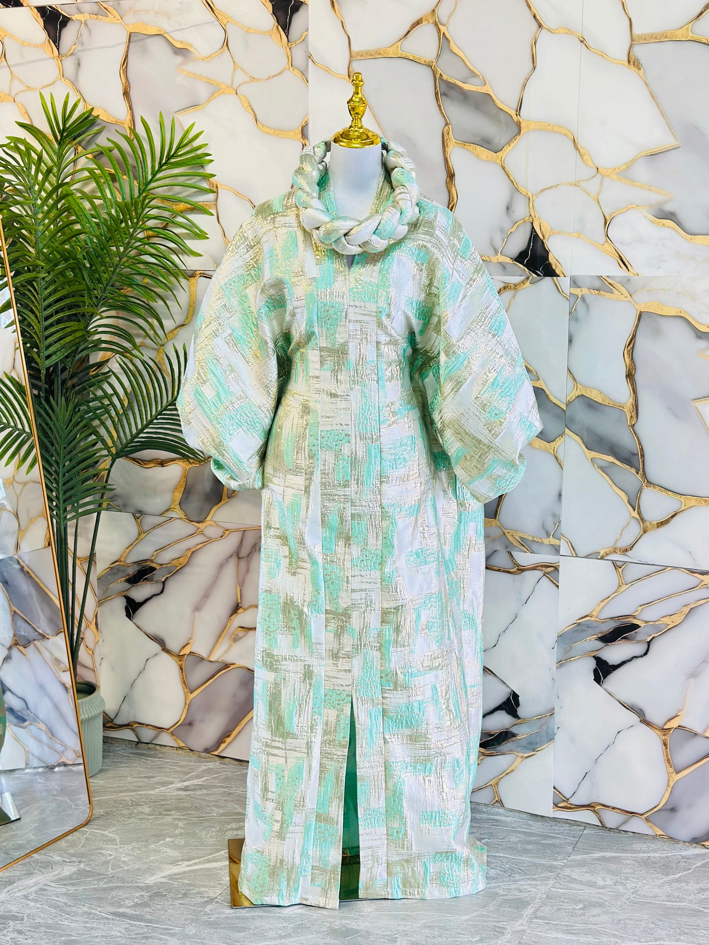 Mint, cream and gold Bou Bou