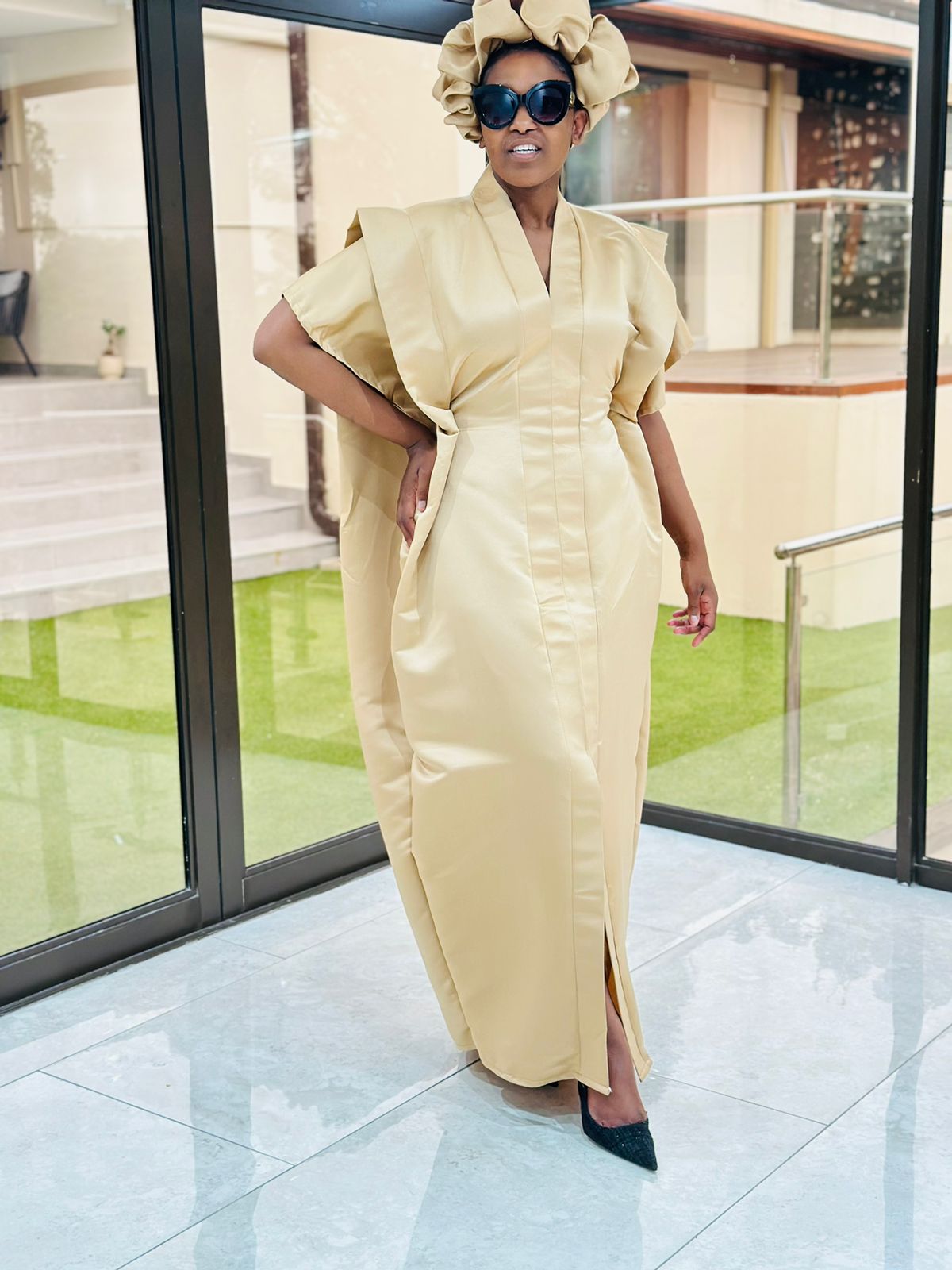 Beige Bou Bou Dress