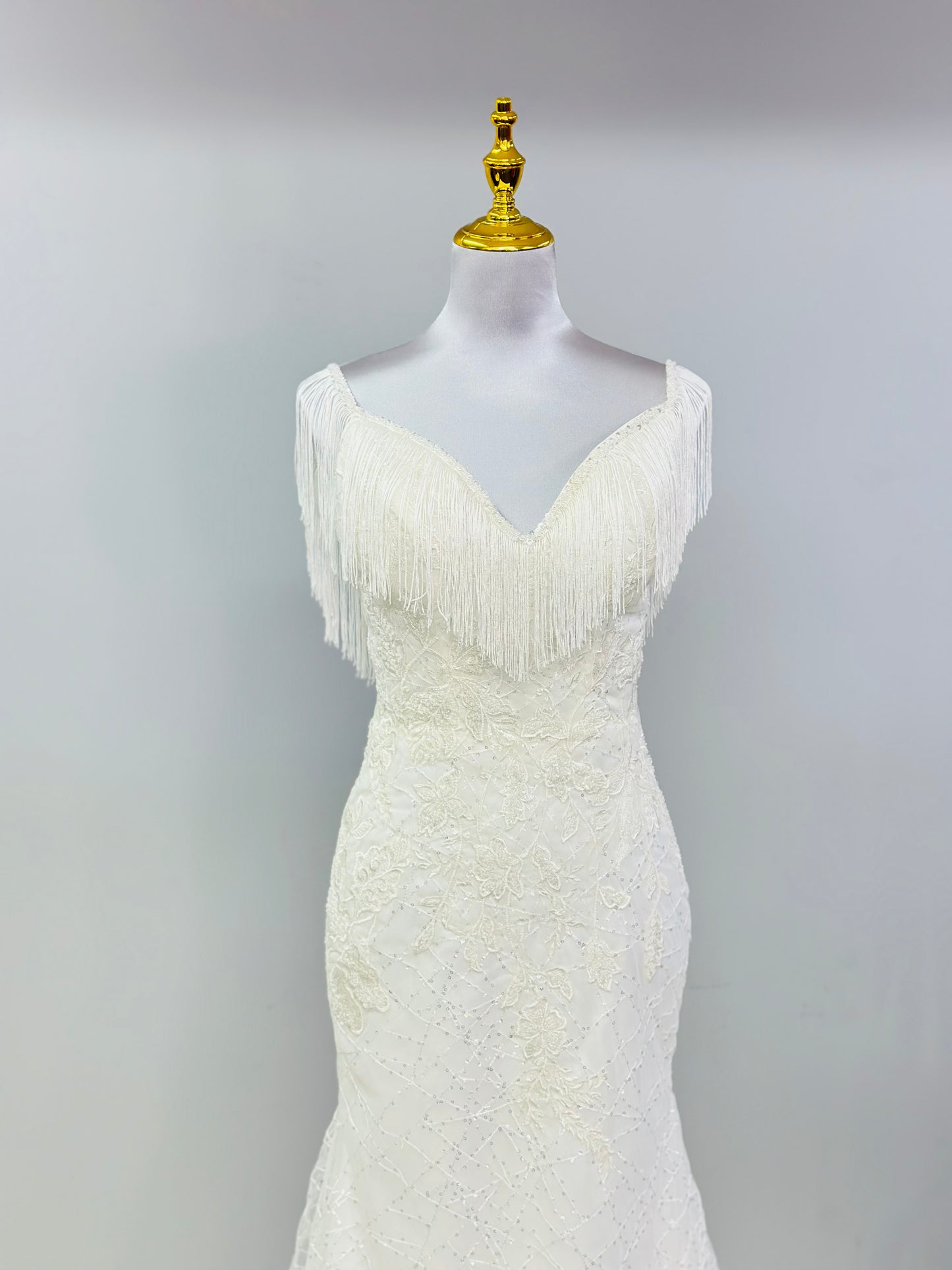 Fitted mermaid wedding gown