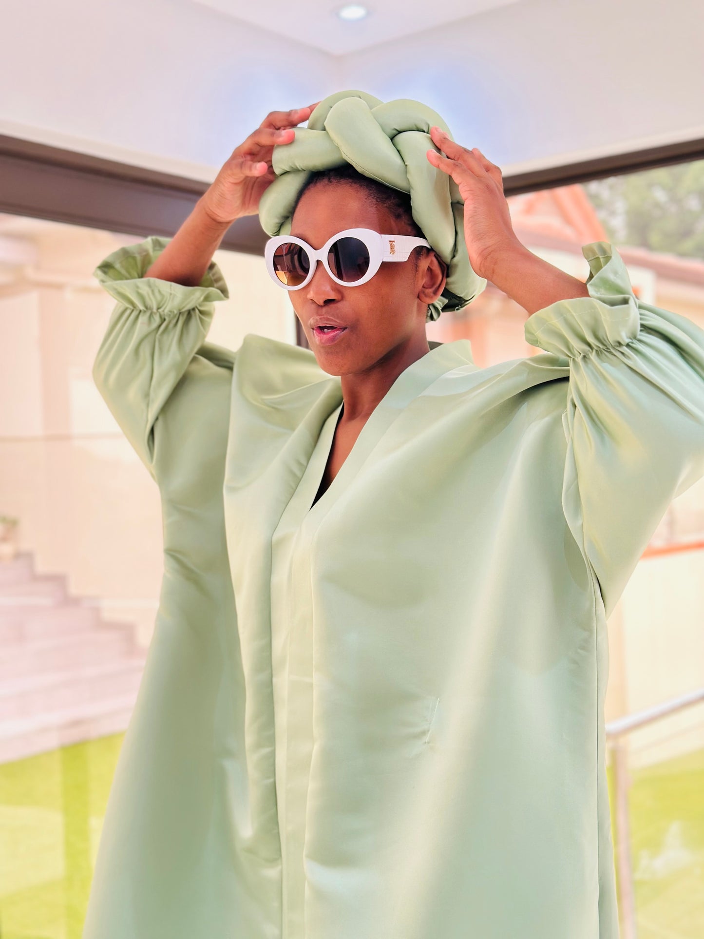 Puff Long Sleeve Bou Bou Dress