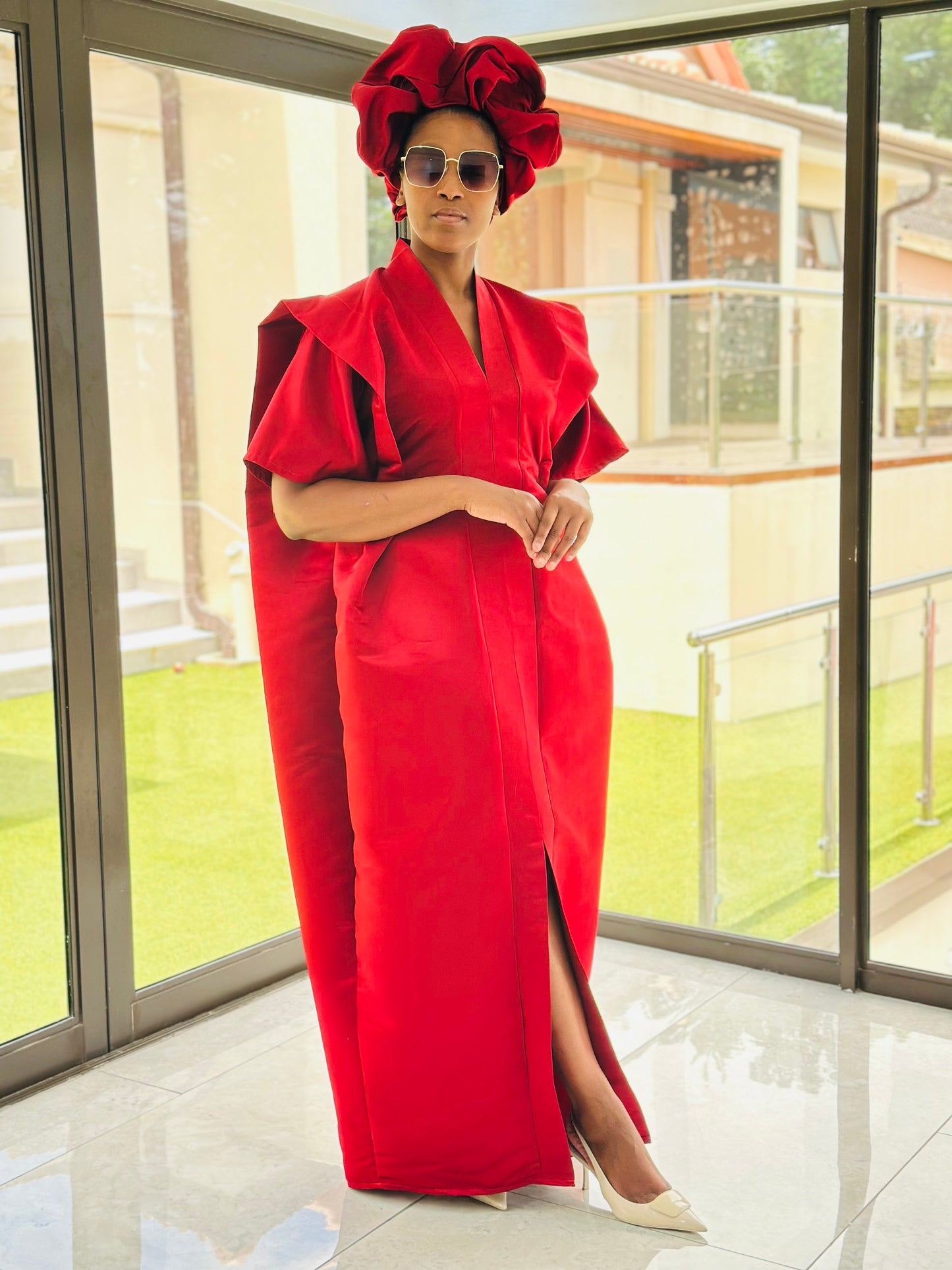 Maroon Bou Bou Dress