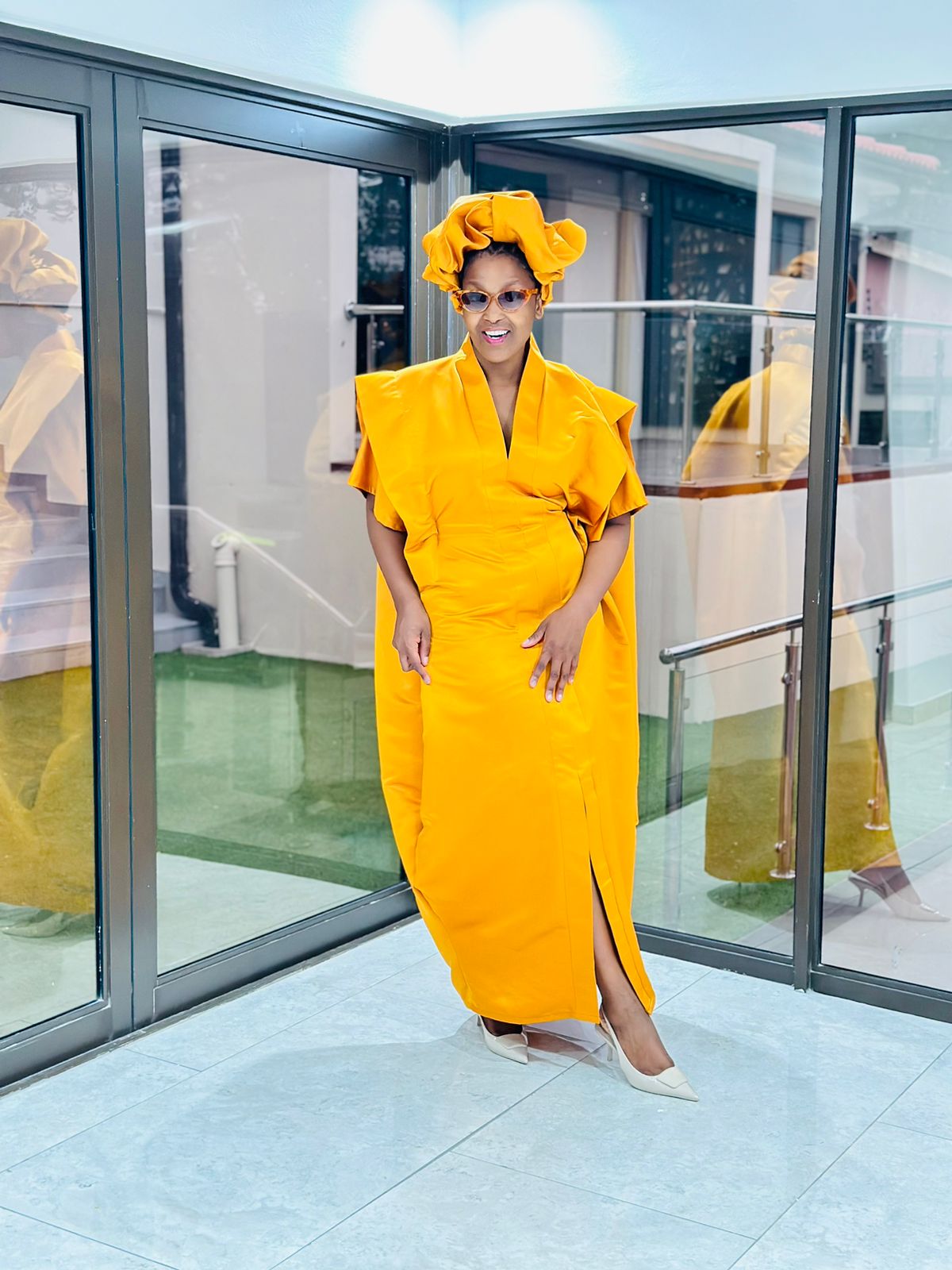 Mustard Bou Bou Dress