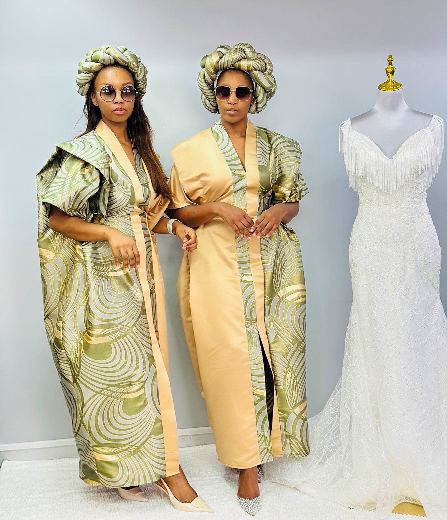 Textured kaftan Bou Bou dress