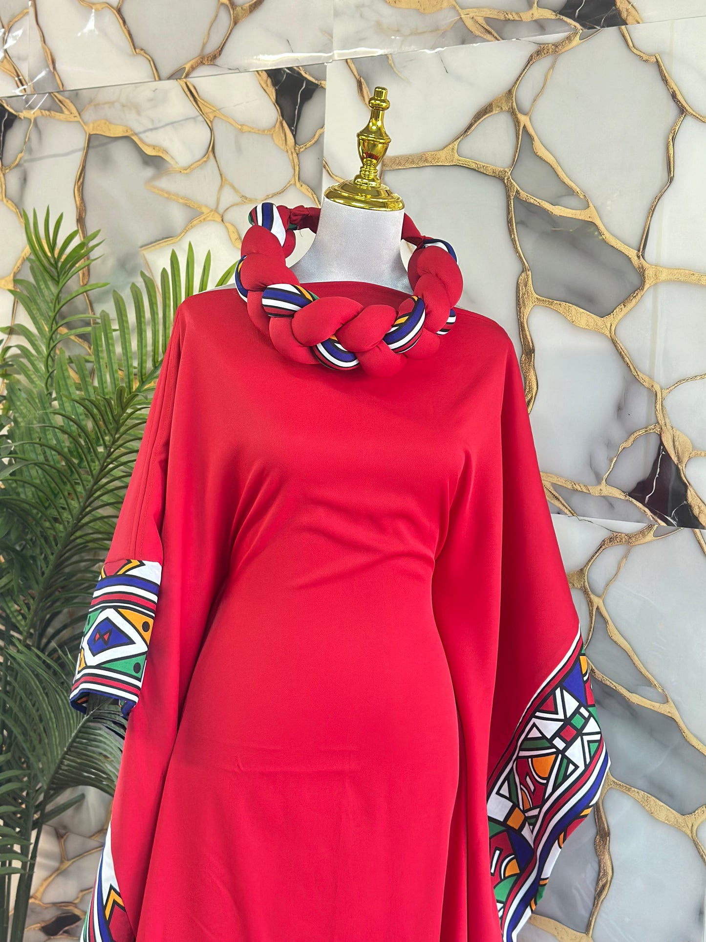 Ndebele butterfly dress