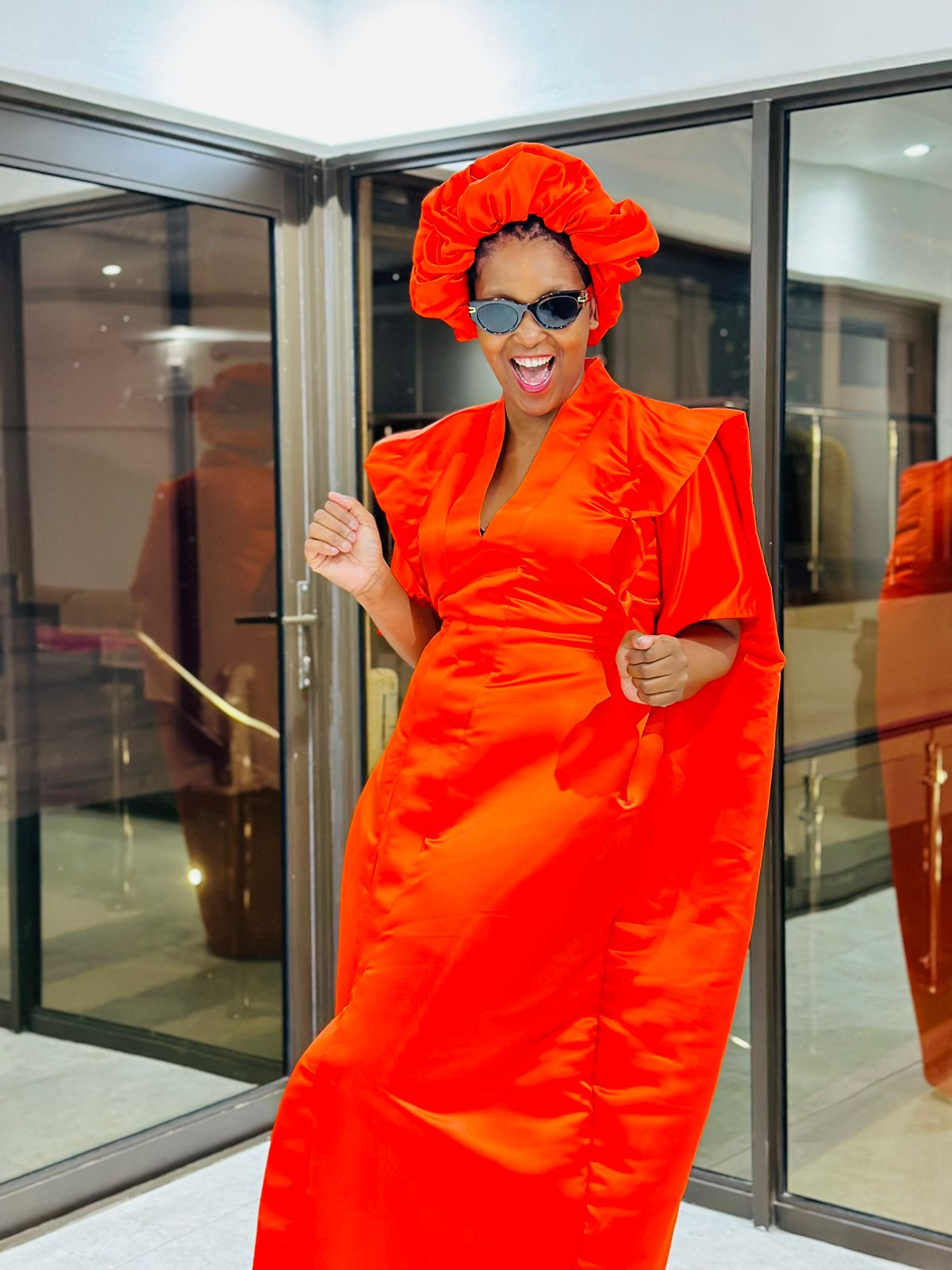 Orange Bou Bou Dress