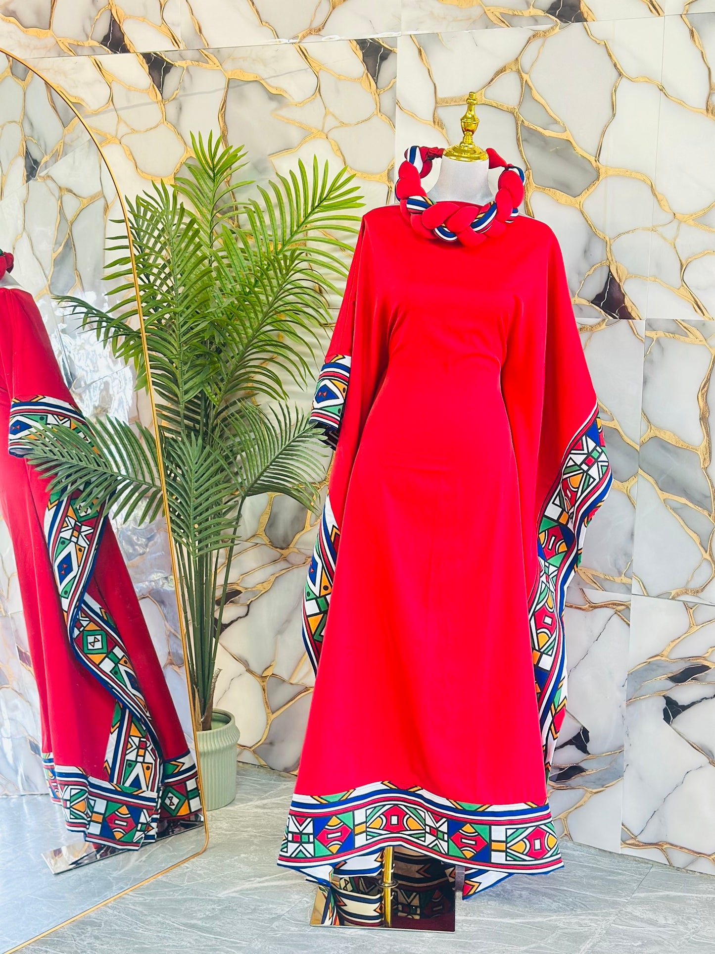 Ndebele butterfly dress