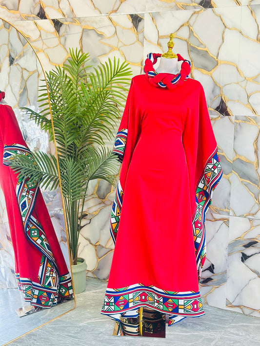 Ndebele butterfly dress