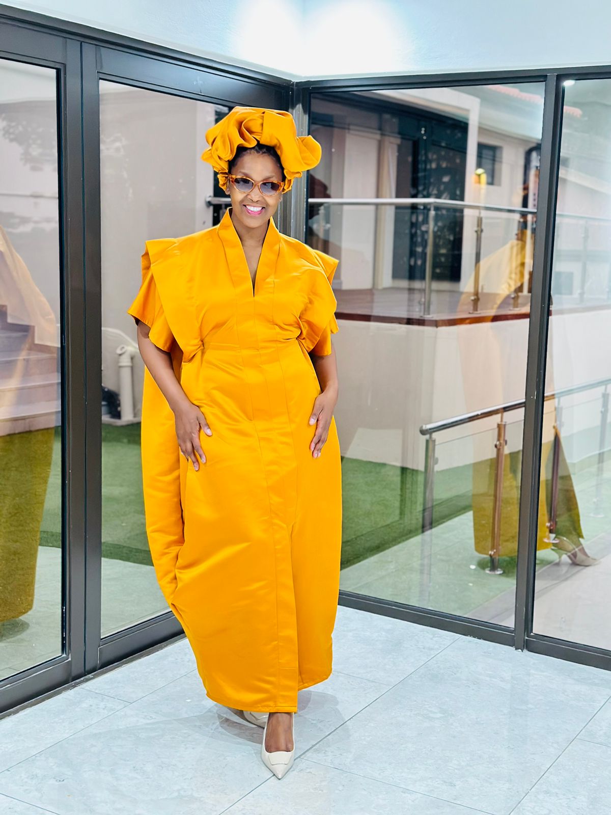 Mustard Bou Bou Dress