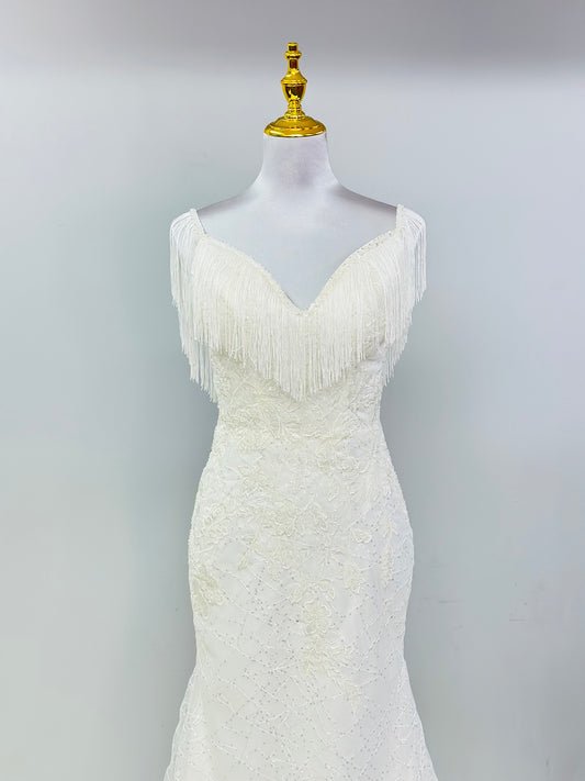 Fitted mermaid wedding gown