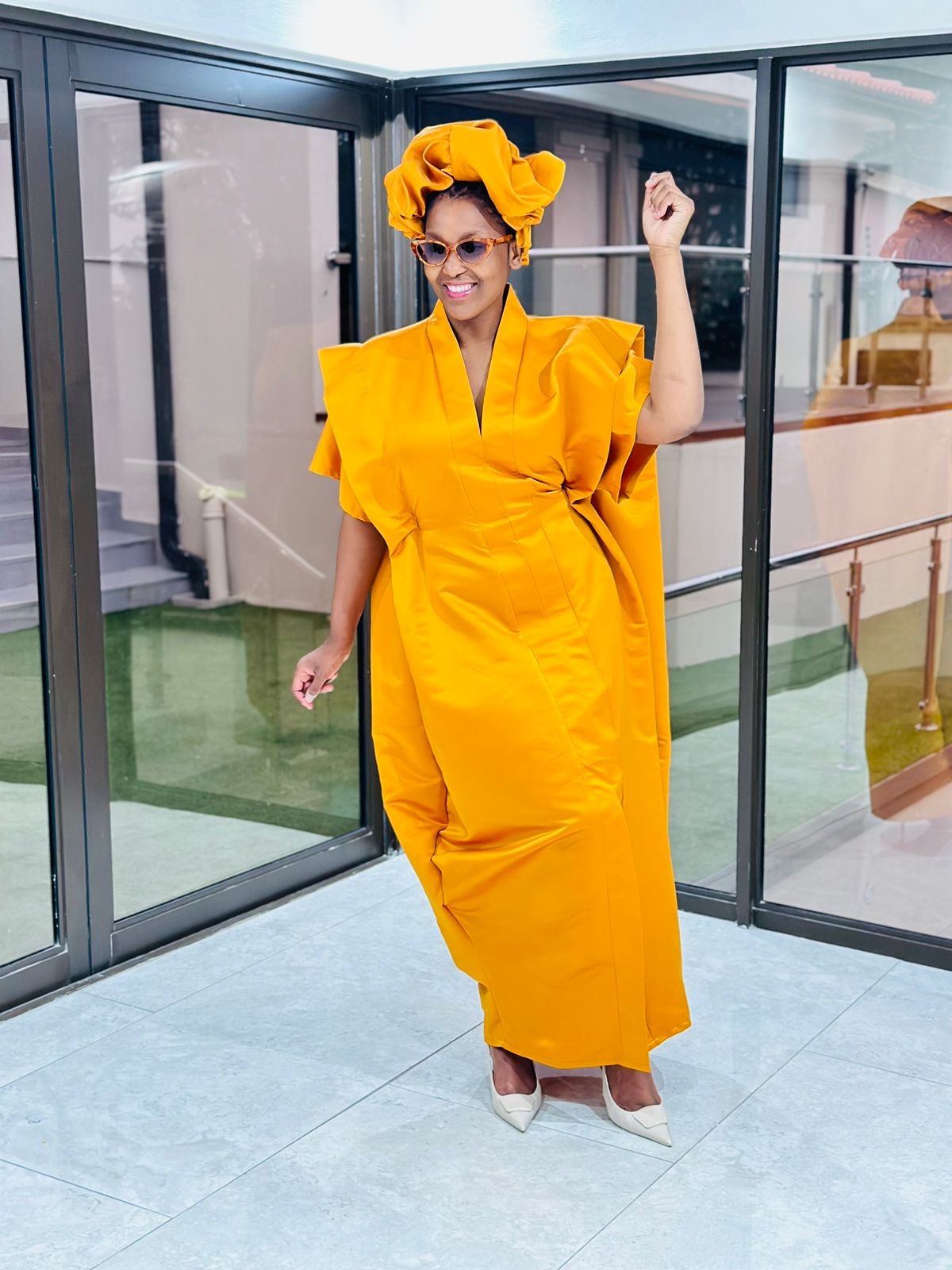 Mustard Bou Bou Dress