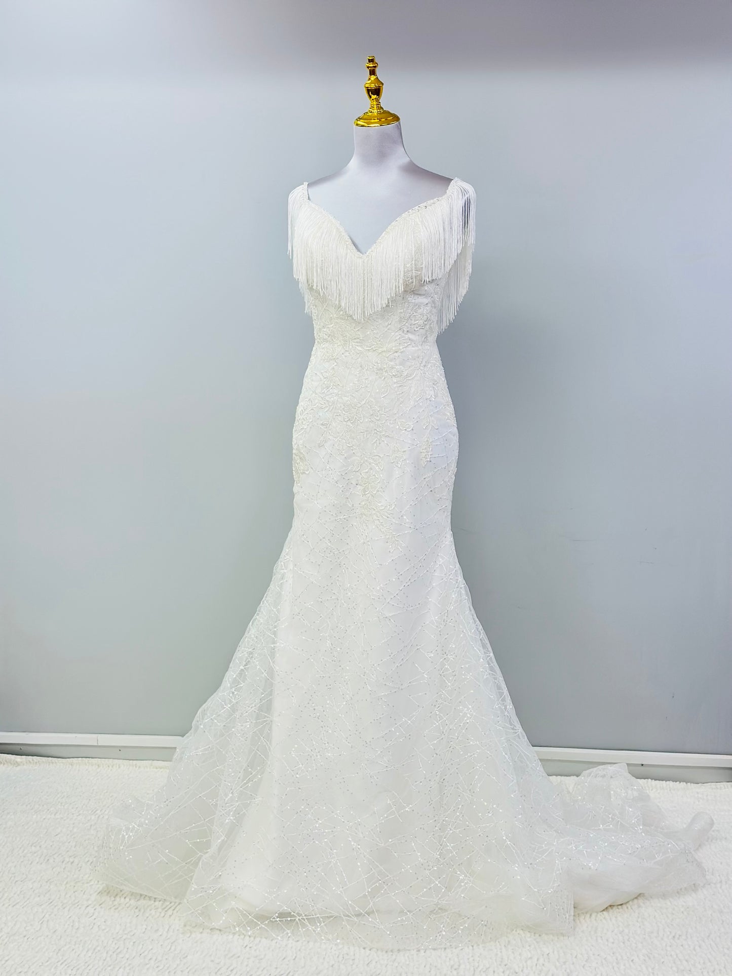 Fitted mermaid wedding gown