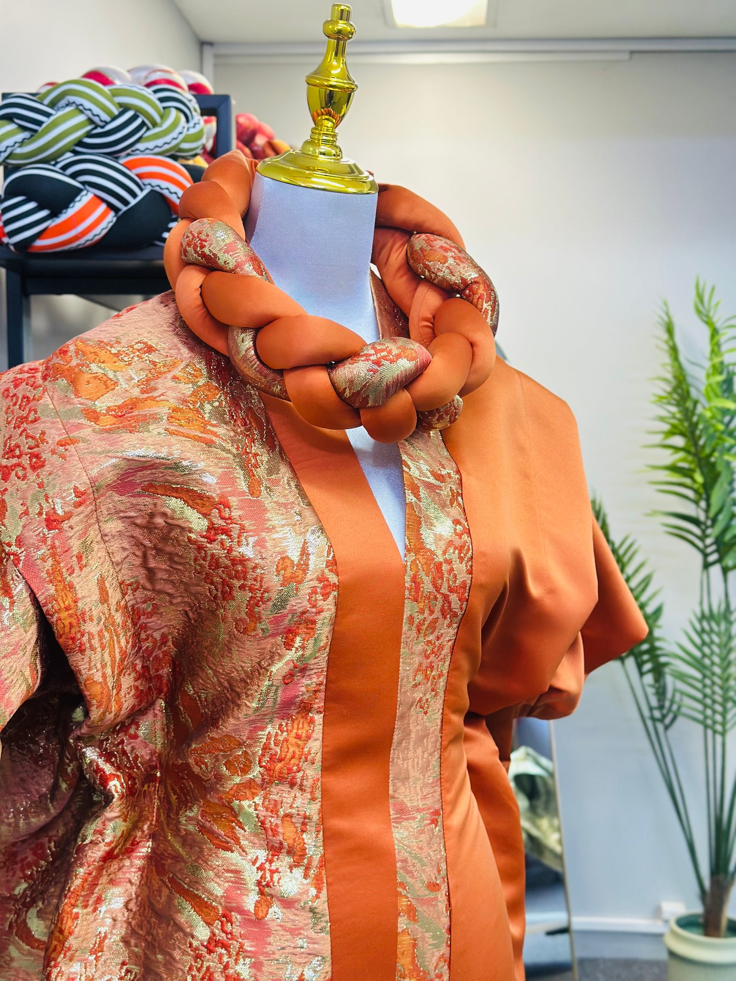 Textured Kaftan Bou Bou Dress