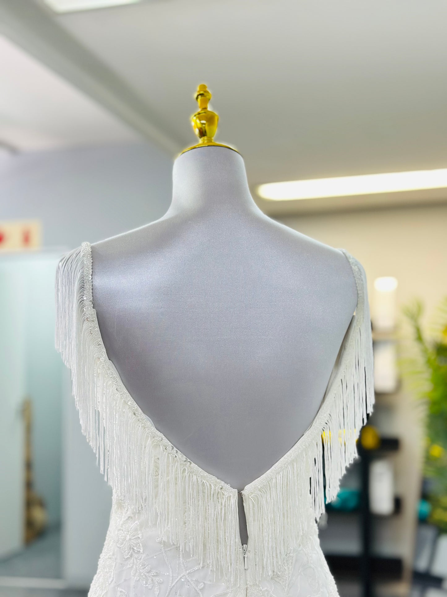 Fitted mermaid wedding gown