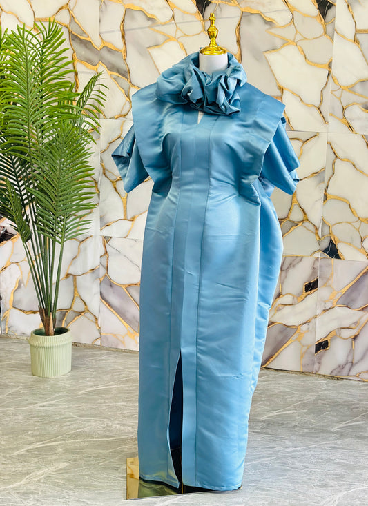 Dusty Blue Bou Bou Dress