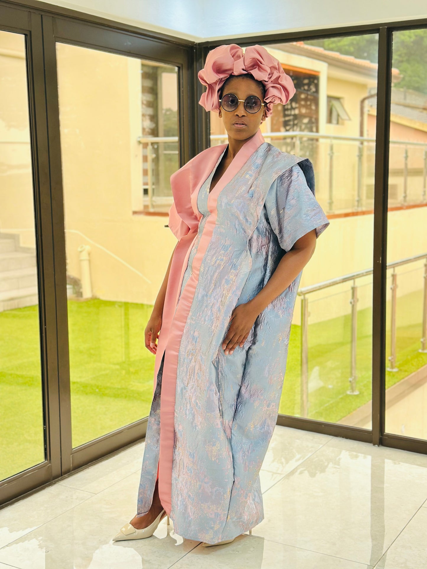 Textured Kaftan Bou Bou Dress