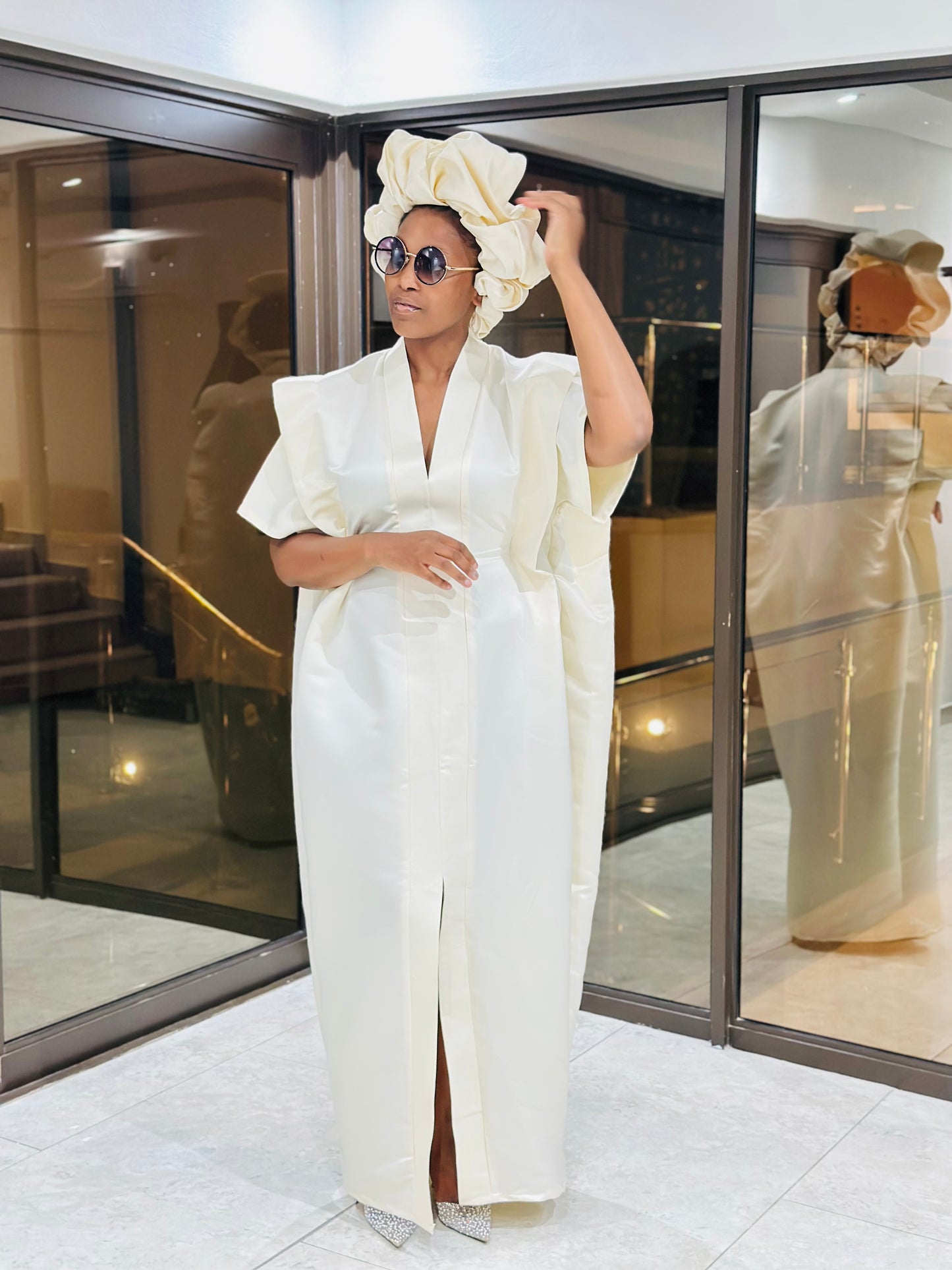 Cream White Bou Bou Dress