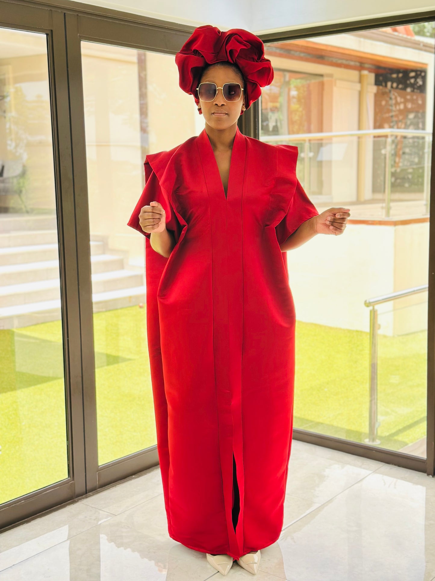 Maroon Bou Bou Dress