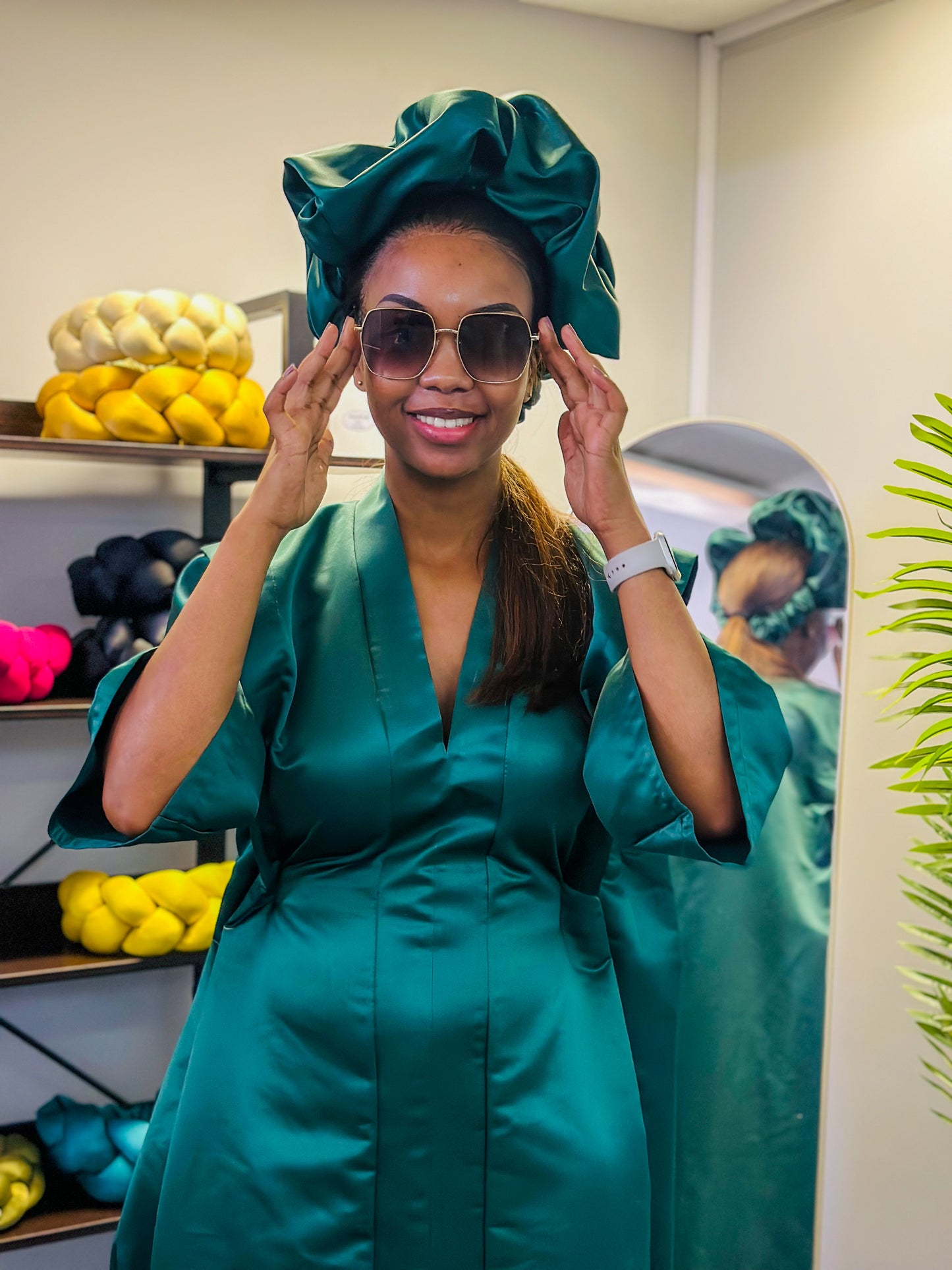 Bottle Green Bou Bou Dress