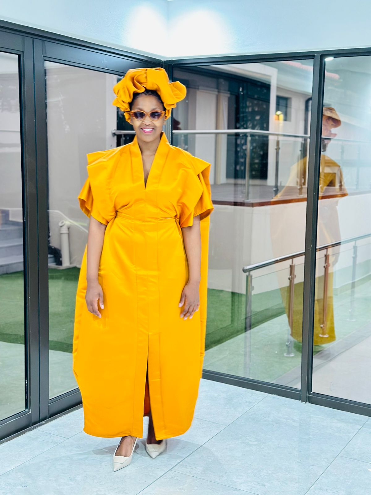 Mustard Bou Bou Dress
